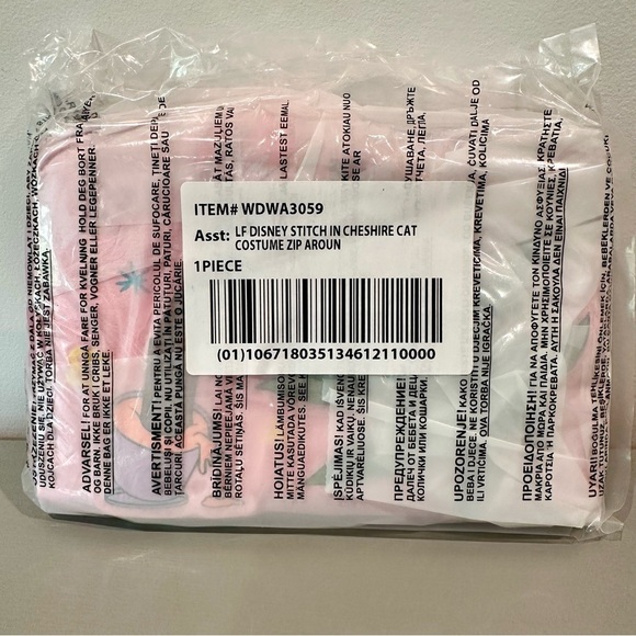 Loungefly Disney 100 Stitch Dressed in Cheshire Cat Costume Wallet - Picture 4 of 5